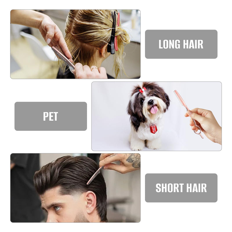 [Australia] - Hair Razors for Cutting Hair, Professional Hair Styling Texturizing Razor, Stainless Steel Hair Thinning Razor Kit with 10 Replacement Blades, Premium Hair Cutting Tool for Salon and Home 