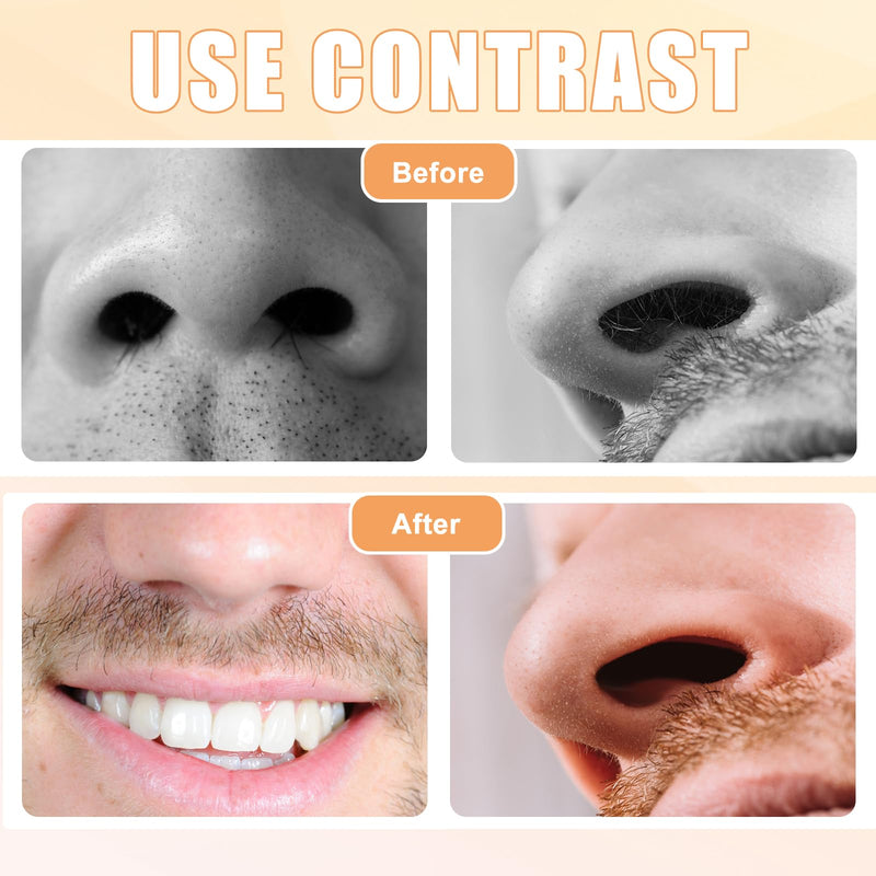 [Australia] - 5 pieces 2-in-1 Nose Hair Trimmer, Manual Nose Hair Shaver, Double-Sided and Single-Sided Nose Hair Cleaner for Women and Men 
