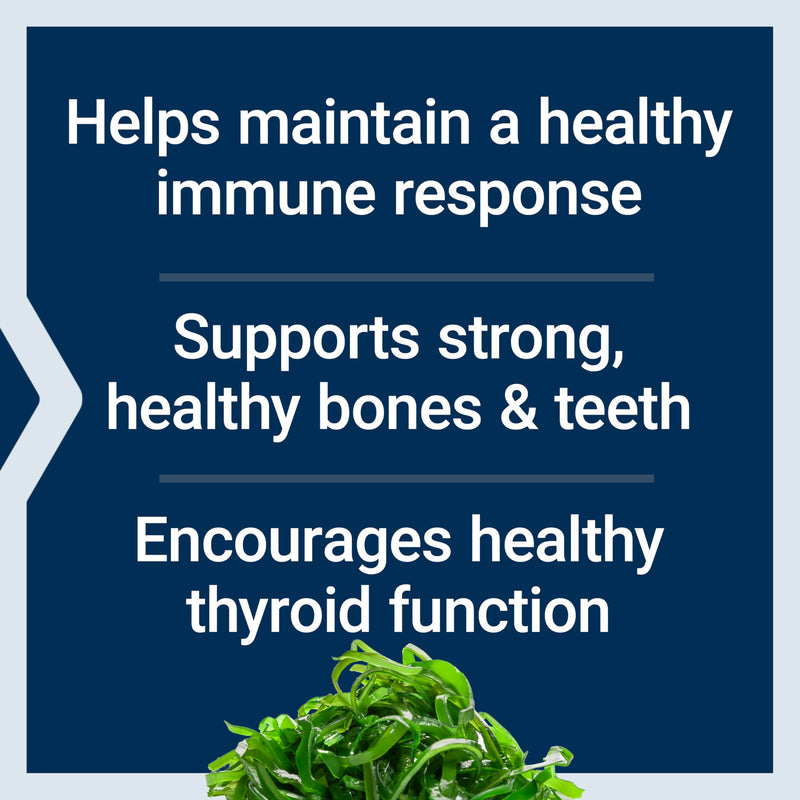 Life Extension Vitamins D and K with Sea-Iodine for Thyroid, 60 Capsules 60 Count (Pack of 1)