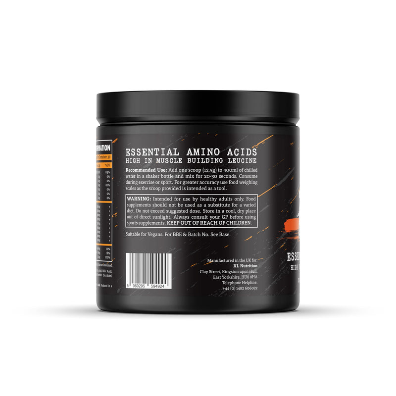 EAA 375g Amino Acid Supplements - 8g EAA Amino Acids & 6g BCAAs for Muscle Growth, Recovery & Hydration - Vegan, Zero Sugar, Gluten-Free - 30 Servings (375g, Tropical Strom)