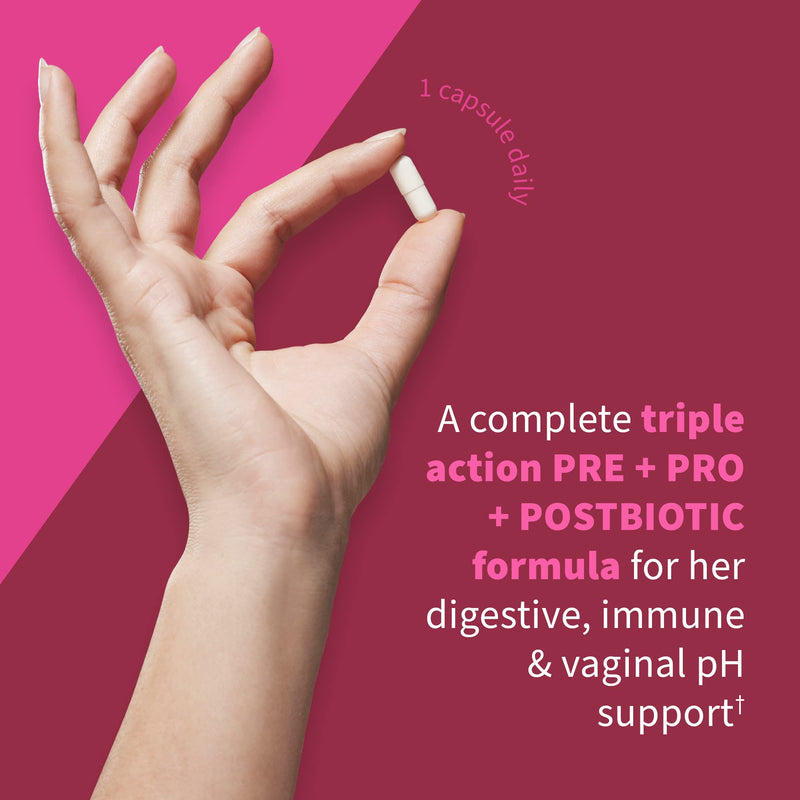 [Australia] - Garden of Life Dr Formulated Once Daily 3-in-1 Complete Prebiotics, Postbiotics & Probiotics for Women, PRE + PRO + POSTBIOTIC Supplement for Women‚Äôs Digestive, Immune & Vaginal Health, 30 Day Supply Unflavored 30 Count (Pack of 1) 
