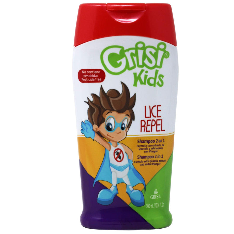 [Australia] - Grisi Kids Cleansing and Lice Repel Shampoo, Helps with The appearance of lice, Quassia Extract, Conditions Hair, 10.14 FL Oz, 2 Count 