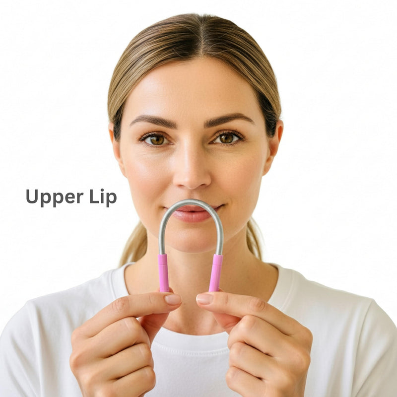 [Australia] - Bellabe Facial Hair Remover for Women, Made in USA, Spring Hair Remover for Face and Chin, Gentle Spring Facial Hair Remover Tool for Facial Hair Removal, Chin Hair Remover for Women Face 
