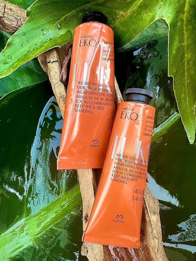 [Australia] - Natura – Tukumã Hyaluronic Acid Boosting Hand Cream - Moisturize & Improve Skin Texture - Anti-Signs & Anti-Aging- Vegan Skin Care - 2.6 oz (75g) 