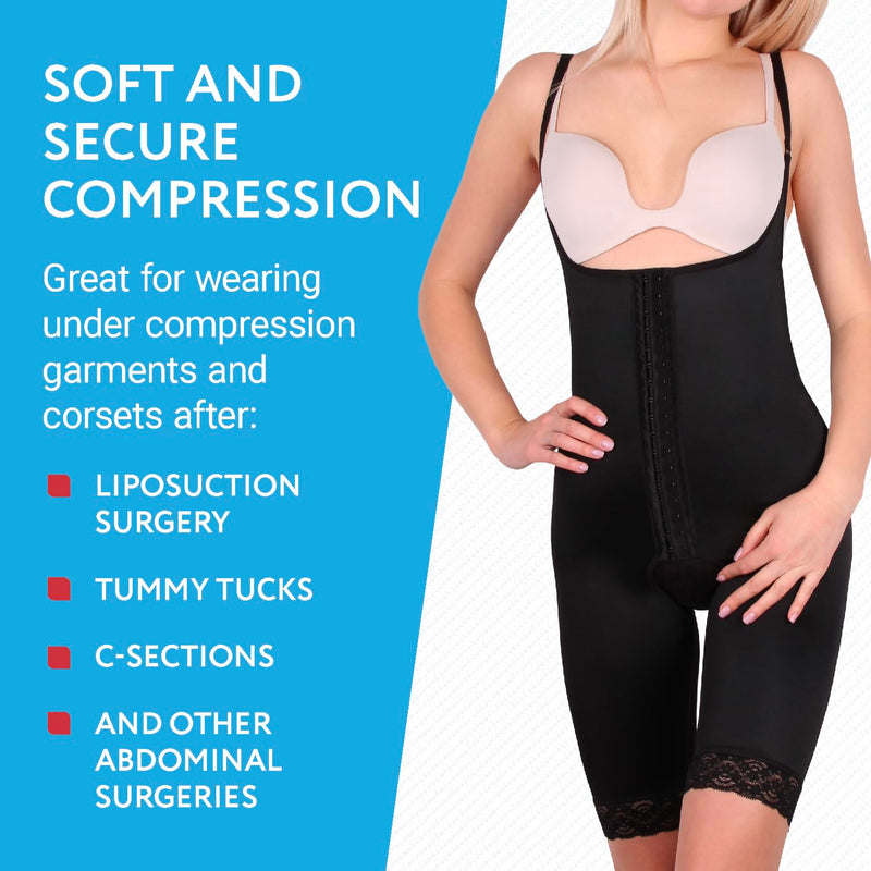 [Australia] - IMPRESA White Liposuction Foam Pads - 3 Pack - Aftercare for Liposuction, Tummy Tuck Surgery, and C-Sections - Great to Use with Post Surgery Compression Garments or Medical Corset (8 x 11 x 0.5 in) 