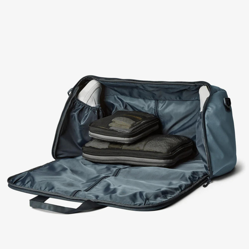 Halfday Modular Mesh Compression Packing Cubes Set (Medium + Large), Black | 2 Lightweight Ripstop Travel Organizers, Space-Saving Design, Durable & Easy-to-Clean, Mesh, Packs Down from 4.5” to 3”