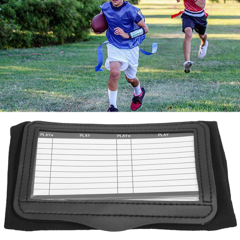 [Australia] - Football Wrist Playbook, Football Bracelets Playbook Bracelet Wrist Football Football Card Holder Wristband for Football Baseball Softball All Sports 