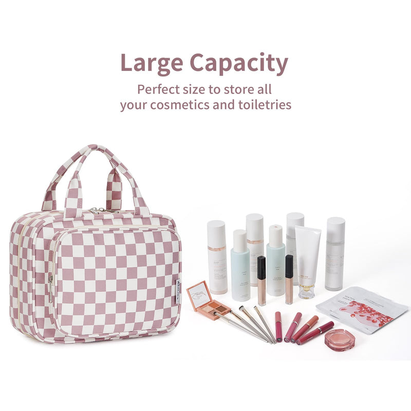 Narwey Hanging Toiletry Bag for Women with TSA Approved Clear Toiletry Bag