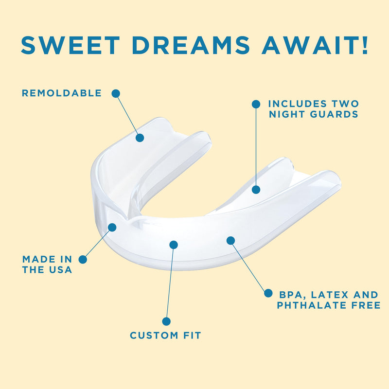 [Australia] - America's ToothFairy Dental Mouth Guard - Premium Protection Against Grinding & Clenching and Sports Injuries - Braces-Friendly, Made in The USA (Adult, Pink) 2 Pack Adult 