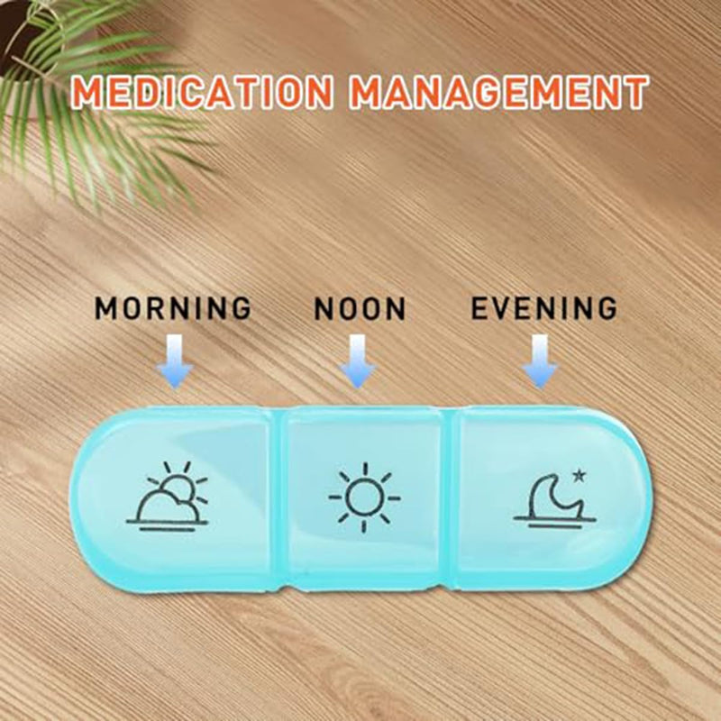 Weekly Pill Organizer 7 Day x 3 Times a Day,Medication & Pill Organizer Travel Case with Removable Compartments for Vitamins & Pills Kit (Pink) Pink