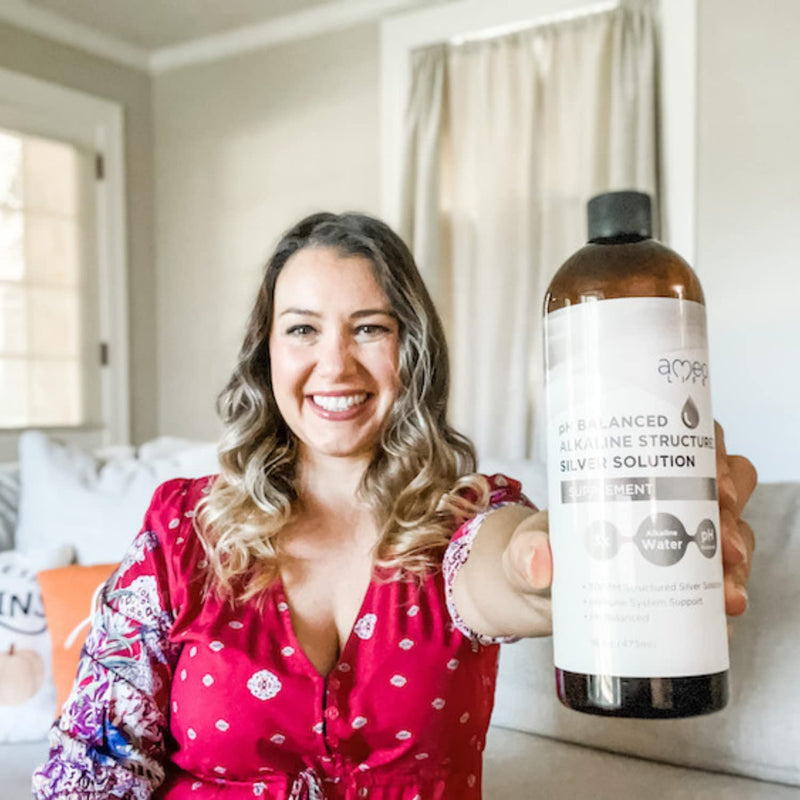 [Australia] - Colloidal Silver Liquid - Structured Silver Water with 30ppm Colloidal Silver pH Balanced for Daily Immune and Gut Support 16 oz 16 Fl Oz (Pack of 1) 
