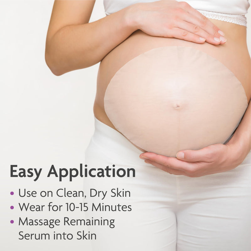 [Australia] - TriLASTIN Belly Masks - Belly Masks for Pregnant Women - Hydrating & Soothing for Itchy Skin - Reduces Stretch Marks - Safe for Sensitive Skin - Paraben & Phthalate-Free - Made in USA - 4 Pack 4 Count (Pack of 1) 