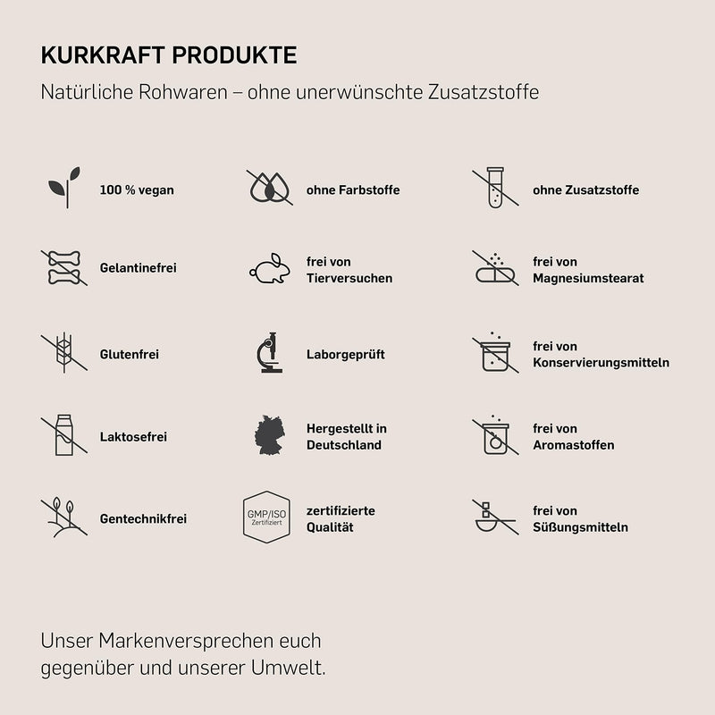 [Australia] - KURKRAFT ORGANIC chasteberry capsules, high dosage (4:1 extract) - particularly small capsules - genuine organic Vitex Agnus Castus - from organic farming - carefully produced in Germany 