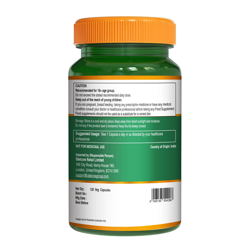 Pure Nutrition Digestive Enzymes with Bromelain | 120 Veg Caps | Gut Health & Metabolism Support* Formula with Digestive Enzyme Blend of Amylase, Lipase, Protease, Cellulase & Lactase.