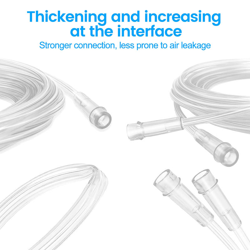 [Australia] - Oxygen Tubing - Extension High Flow Oxygen Tubing Transparent Crush Resistant Oxygen Extension Tube with Connectors - 5 Foot - Pack of 3 Tubes 3PCS Oxygen Extension Tubing-5 Ft 