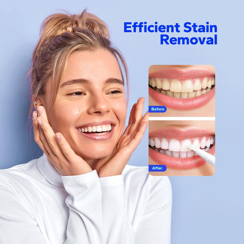 [Australia] - Premium Teeth Whitening Pens (4 Count), Sensitive-Free Whitening Gel, Professional-Strength Formula, On-The-Go Tooth Gel for Adults 