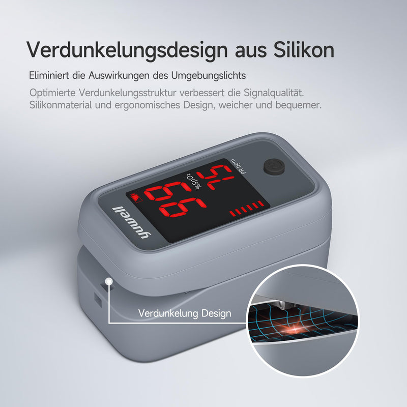 [Australia] - Yuwell pulse oximeter, oxygen saturation meter fingertip with heart rate measurement YX105 