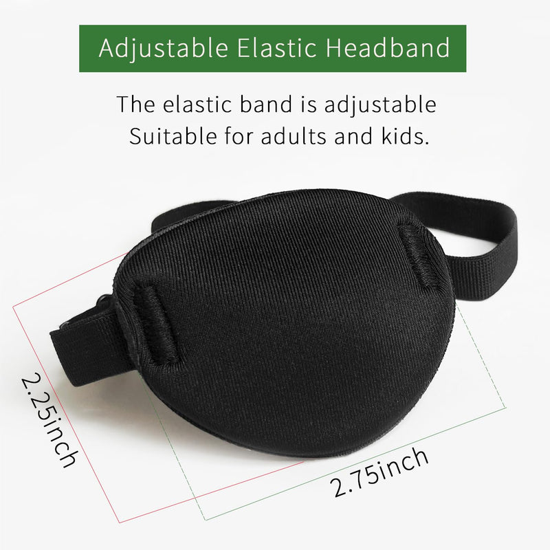 [Australia] - KOMIDK Single Eye Patch for Right Eyes Amblyopia Lazy Eye Patches for adults kids 