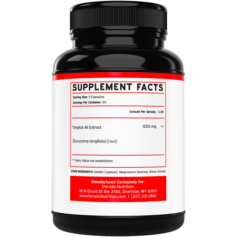 Fadogia Agrestis Extract (60 Count) Maximum Strength for Athletic Performance & Muscle Mass and Tongkat Ali For Men (120 Capsules) Longjack Tongkat Ali for Men's Health & Vitality Support - USA Made