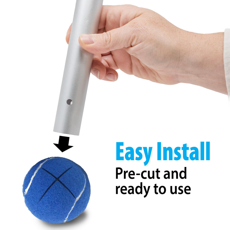 [Australia] - Precut Walker Tennis Ball Glides Dark Blue 