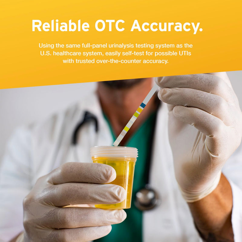 [Australia] - 100 x AYDMED 9-in-1 UTI Test Strips | 9 Parameter Urine Test Strips for Leukocytes, Nitrite, Specific Gravity, pH, Protein, Urobilinogen, Bilirubin, Ketone & Ascorbic Acid | FSA & HSA Eligible 