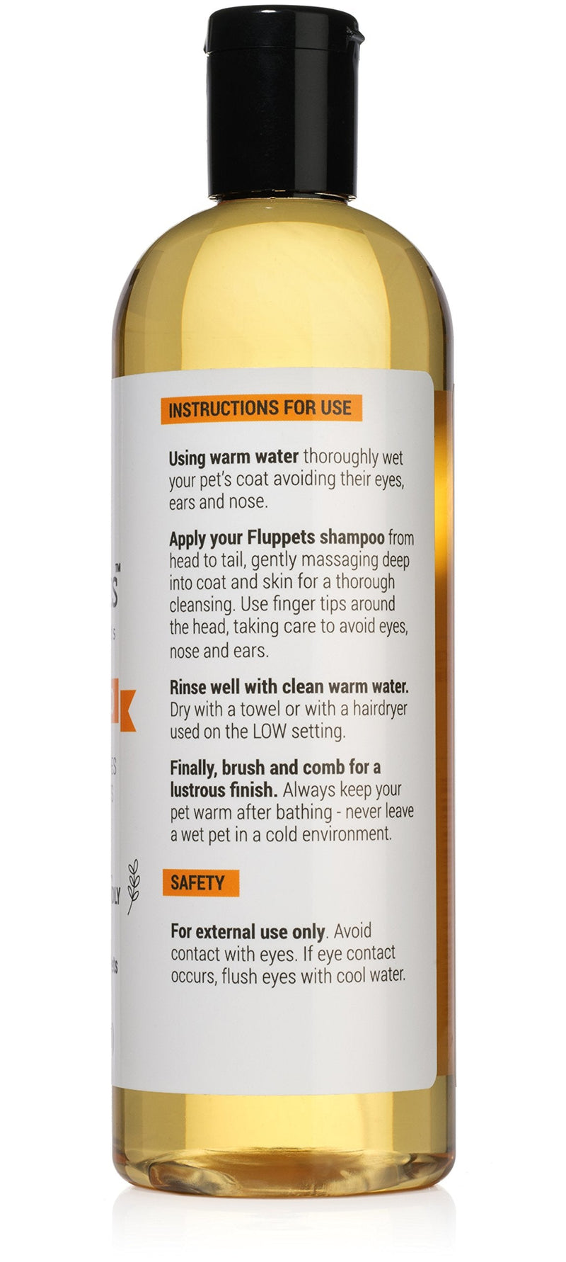 Certified Organic Pet Shampoo Natural Hypoallergenic Non Toxic For Sensitive Itchy Skin For Dogs, Cats, Puppies, Guinea Pigs and Rabbits. Concentrated Formula 16 Ounce - PawsPlanet Australia