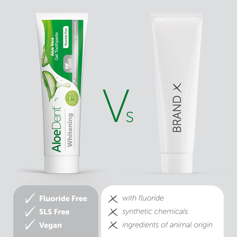 [Australia] - - Aloe Dent - Whitening Aloe Vera Toothpaste | 100ml | BUNDLE by Aloe Dent 