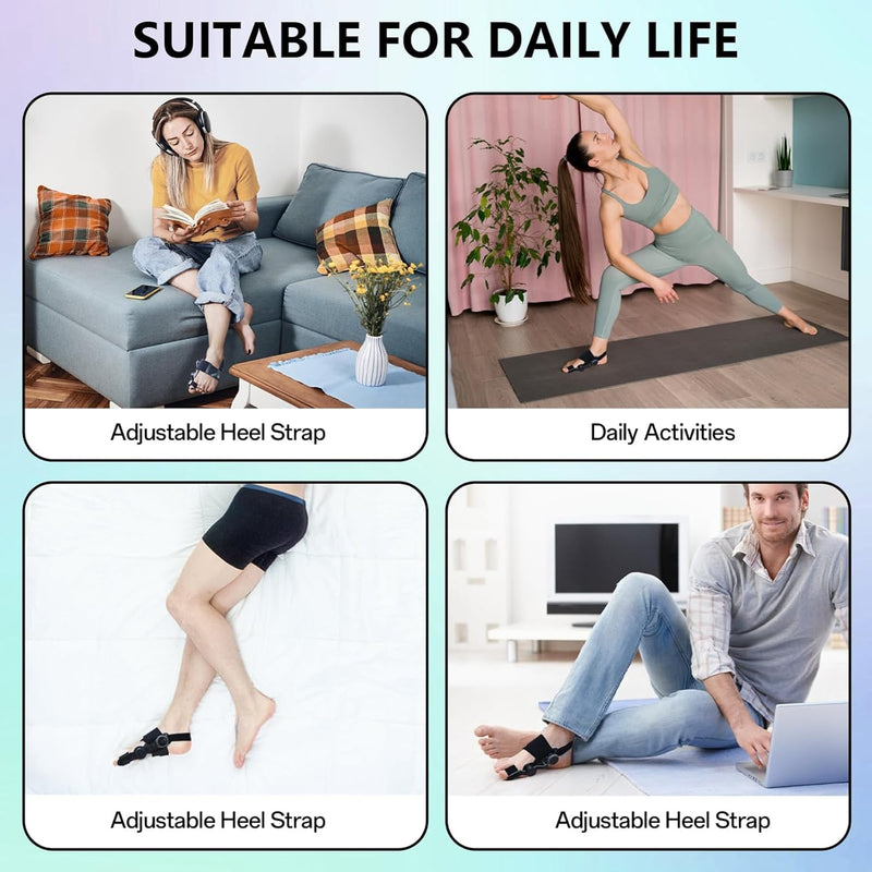 Axioms Bunion Corrector for Women Big Toe,Bunion Relief Straightener,Bunion Splint-Adjustable Knob Bunions Correction,Breathable & Anti-slip Suitable for Left Right Feet, Black 1Pack 1 Pack