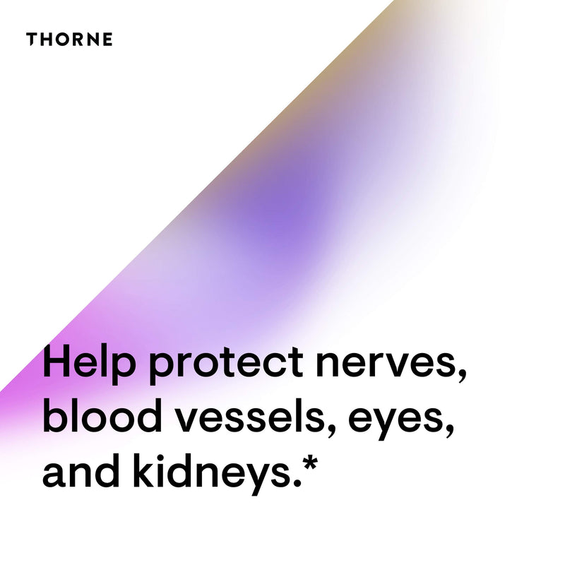 [Australia] - THORNE Diabenil - Support for Maintaining Health - with Chromium, ALA, and Quercetin Phytosome - 90 Capsules 