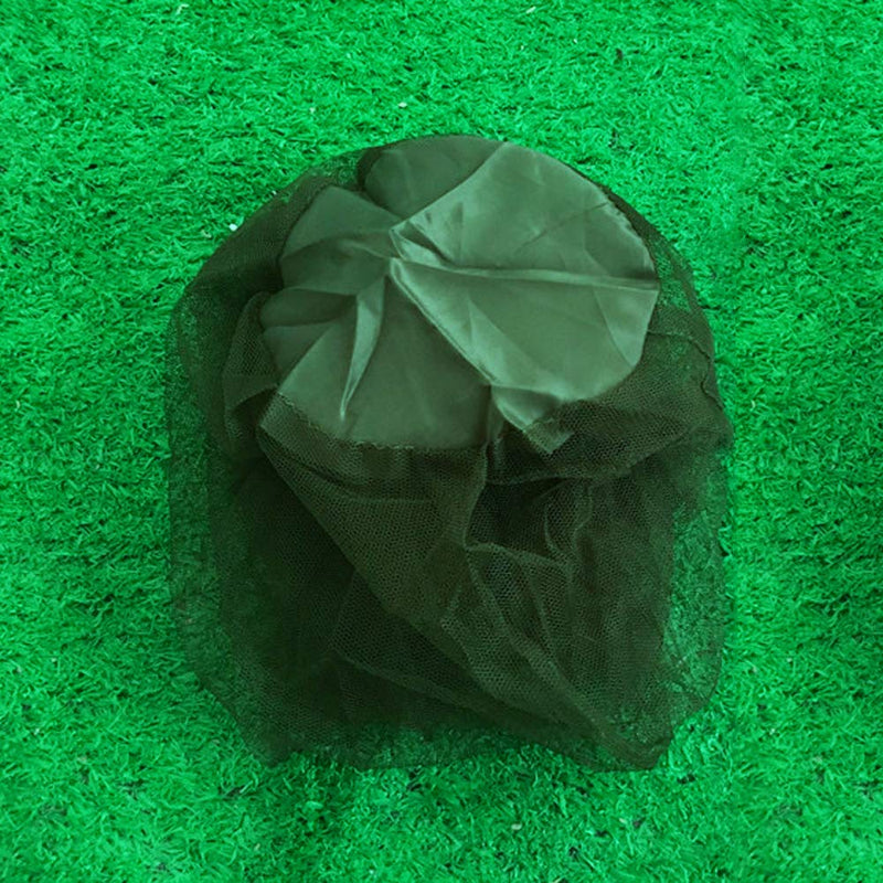 [Australia] - 5 Pack Premium Mosquito Head Net Mesh Hat Face Netting Lightweight Durable Protective Cover Fly Insects Bugs Preventing for Camping Hiking Fishing Outdoor Activity 