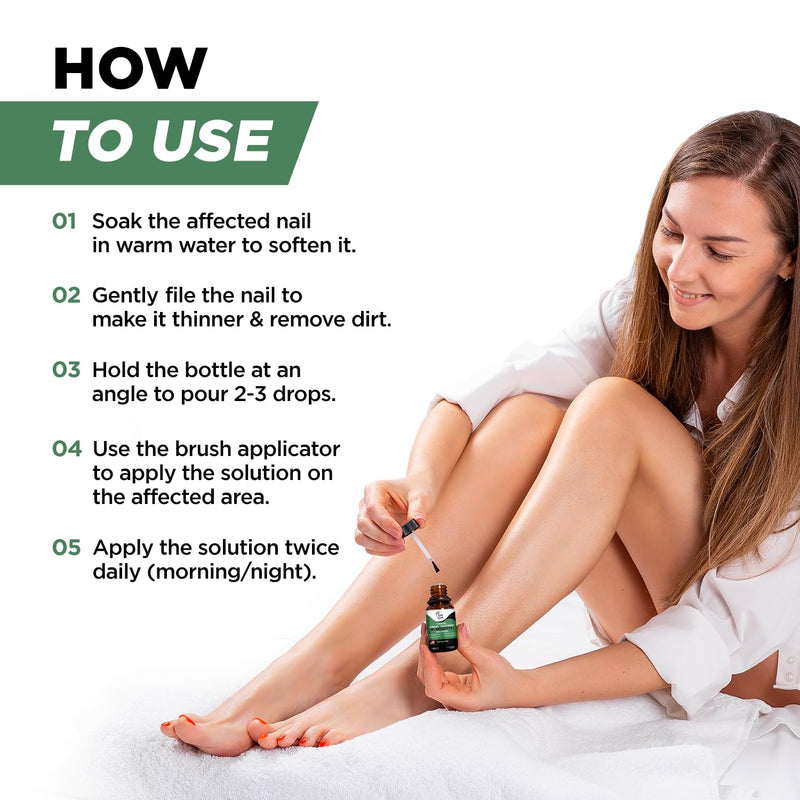 Foot Cure Toenail Fungus Treatment Extra Strength – Athletes Foot Treatment for Toenails, Restorative Nail Repair for Damaged Nails, Toenail Softener with Tea Tree Oil & Oregano Oil - Made in USA 0.5 Fl Oz (Pack of 1)