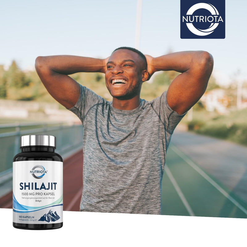 [Australia] - Shilajit capsules: High-dose, original Mumijo Shilajit extract 1500mg (10:1) - 180 vegan capsules - Natural source of trace elements, fulvic acid and humic acid - Made in Great Britain 