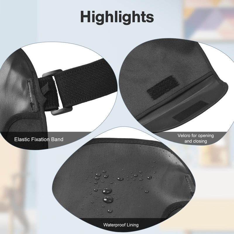 [Australia] - Ostomy Bag Covers,Colostomy Bags Cover for Ostomy Population,Ostomy Supplies Waterproof Bag with Adjustable Belt for Men and Women,Universal Stoma Pouch Cover(Black) 