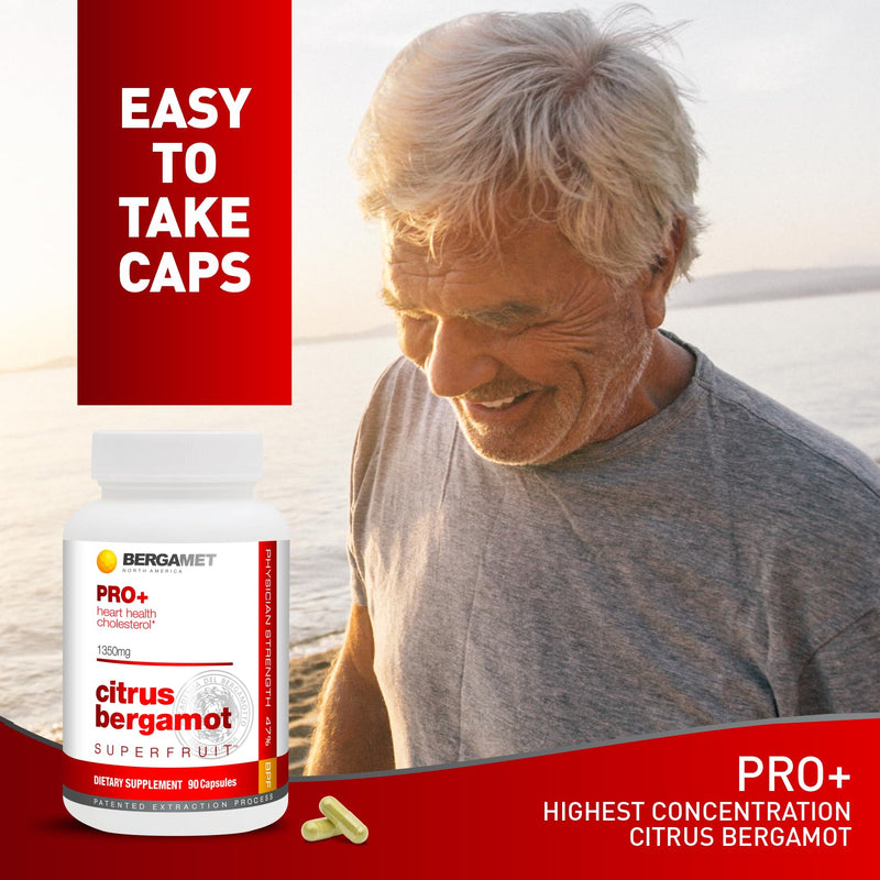[Australia] - Citrus Bergamot SuperFruit PRO+ with 200mg Olive Leaf Extract - 47% BPF - 80% Polyphenols - 1350mg per Serving - Worlds Strongest - Backed by Clinical Studies - Made in The USA - 90 Caps 90 Count (Pack of 1) 