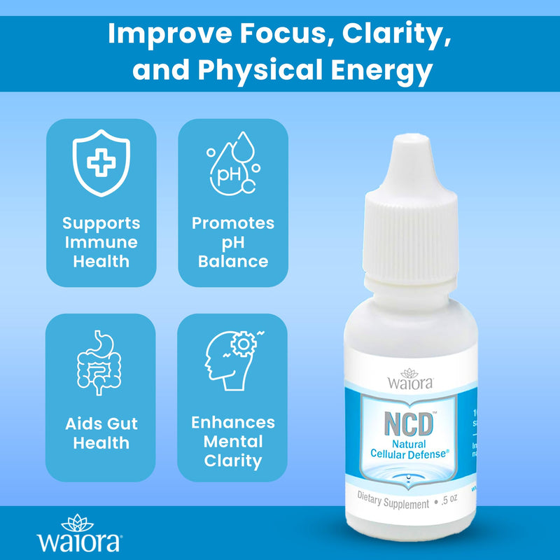 Natural Cellular Defense (NCD) Liquid Supplement, Advanced Mineral & Botanical Formula, Daily Immune & Cellular Wellness, Easy Absorption Drops, pH Balance, Cleansing (One .5 oz Bottle, 90 serv.) 1
