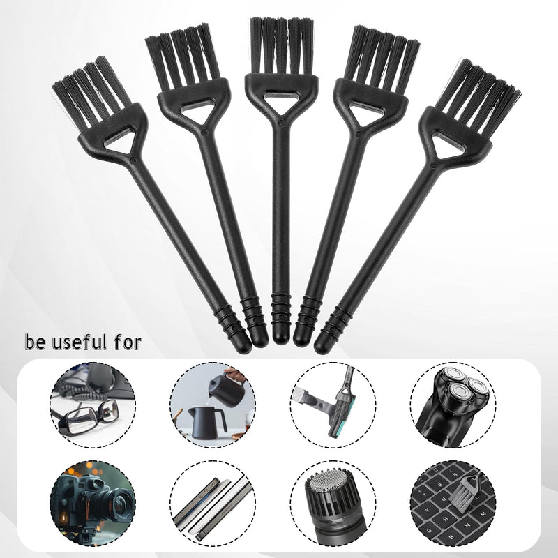 [Australia] - Pack of 10 razor brush replacement razor brush cleaning brush electric razor cleaning brush electric double-sided trimmer shaving brush for cleaning beards with electric shaving heads 