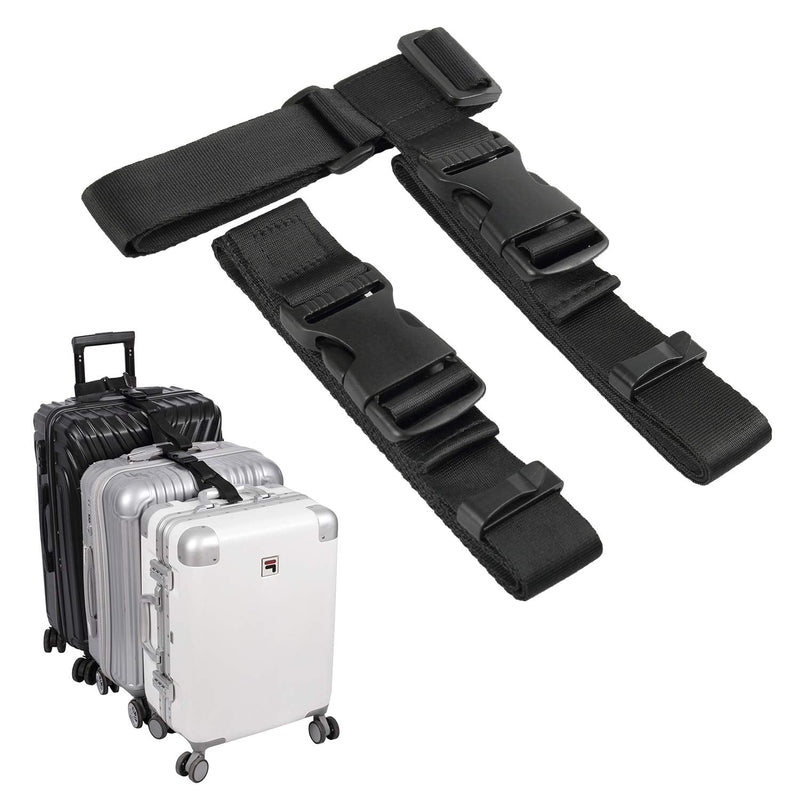 Luggage Hook Strap，J Hook for add a Bag Luggage and Luggage Connector Straps for Connect Your 3 Luggage Together
