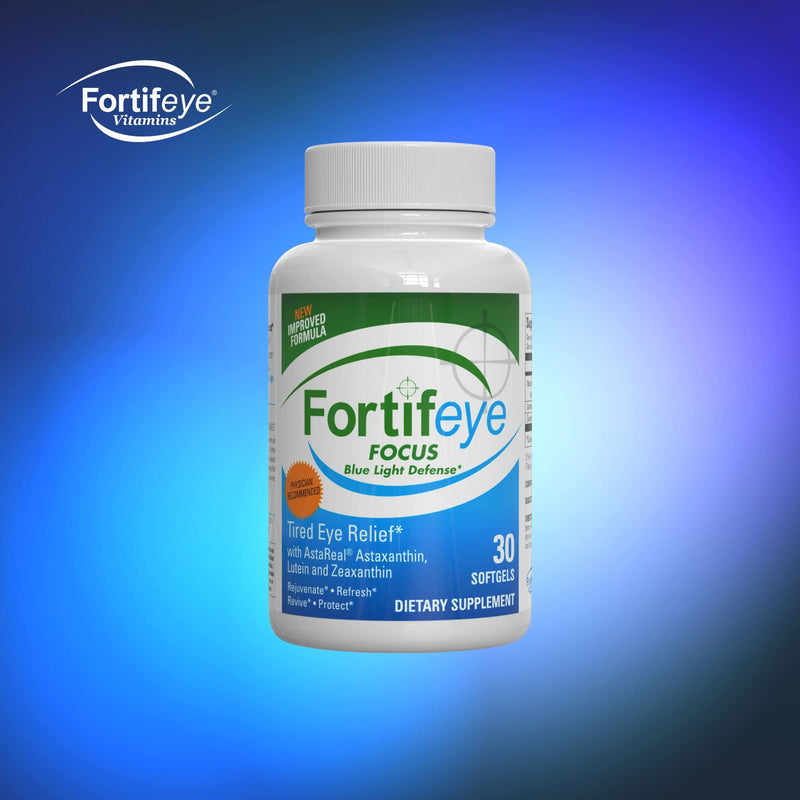 [Australia] - Fortifeye Focus Eye Care Supplement | Triple Carotenoid Including Astaxanthin, Lutein, and Zeaxanthin | 30 Softgel Capsules 30 Count (Pack of 1) 
