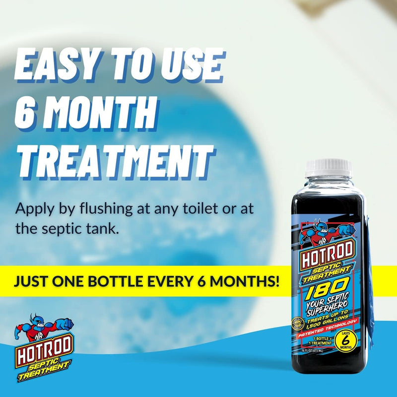 [Australia] - Tank Treatment - #1 RATED 6 Month Supply Extends Septic System Life and Prevents Costly Repairs - Industrial Grade - Easy to Use - Safe on Piping and Plumbing - 16oz Liquid 1.0 