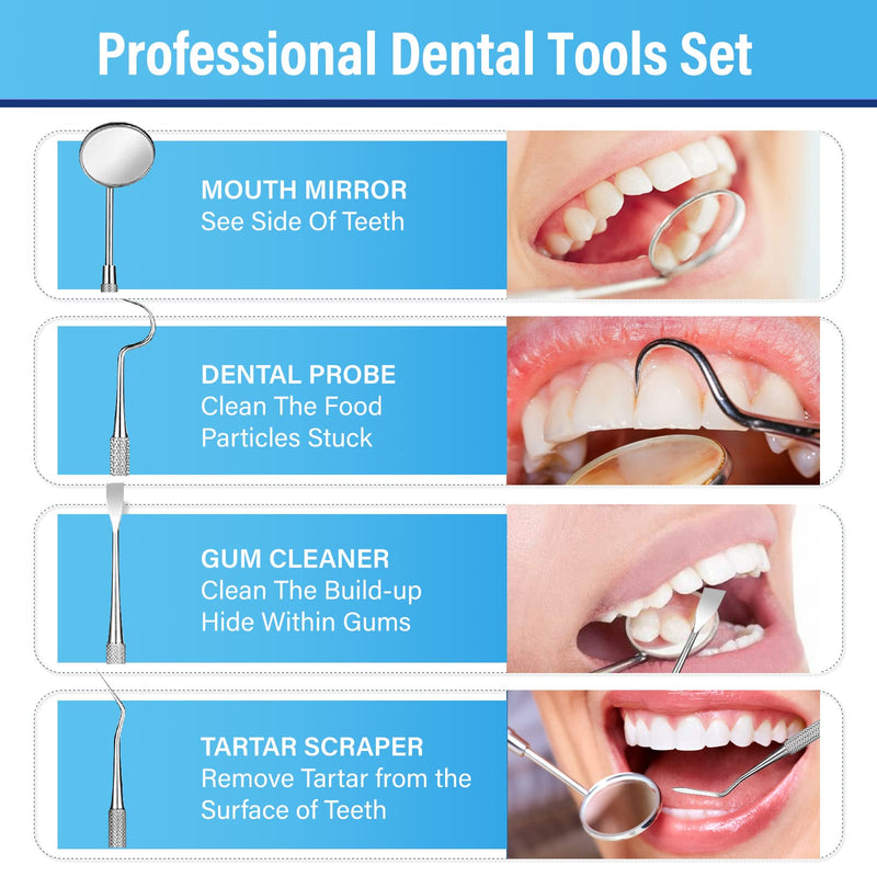 [Australia] - Tooth Repair Kit, Moldable Tooth Filling Repair Kit at Home, Make You Smile Confident Again, with 4 Dental Tools & 30 ml 