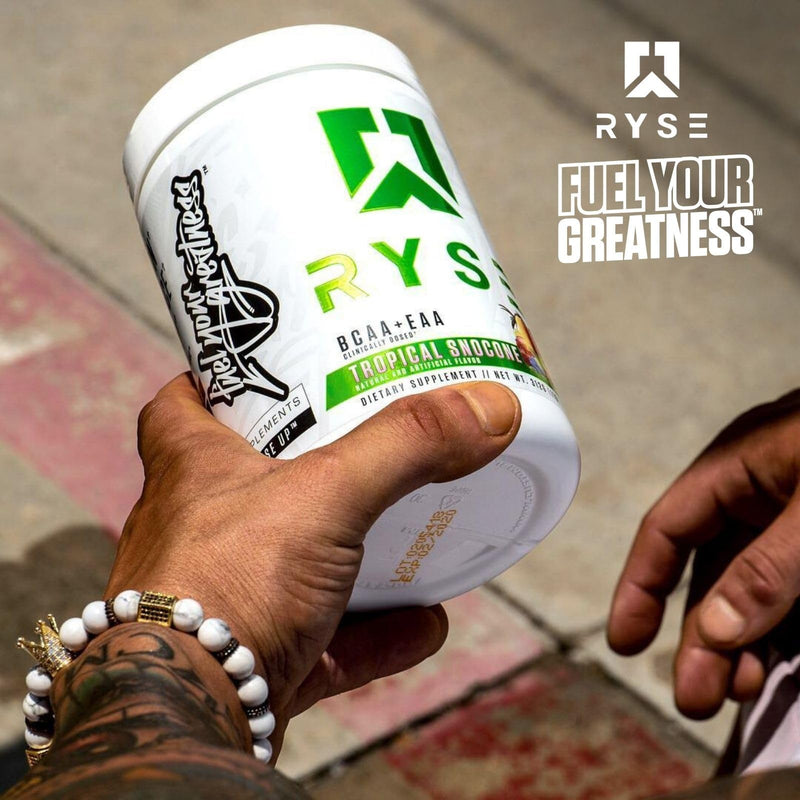 [Australia] - RYSE Up Supplements Core Series BCAA+EAA | Recover, Hydrate, and Build | with 5g Branched Chain Aminos and 3g Essential Aminos | 30 Servings (Strawberry Pineapple) Strawberry Pineapple 