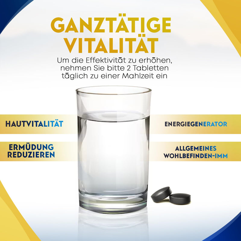 [Australia] - Shilajit Tablets Mumijo Extract 36000 MG - High Dose 80% Fulvic Acid & 85+ Minerals | 1,200 mg per day, 60 vegan tablets | Practical intake 