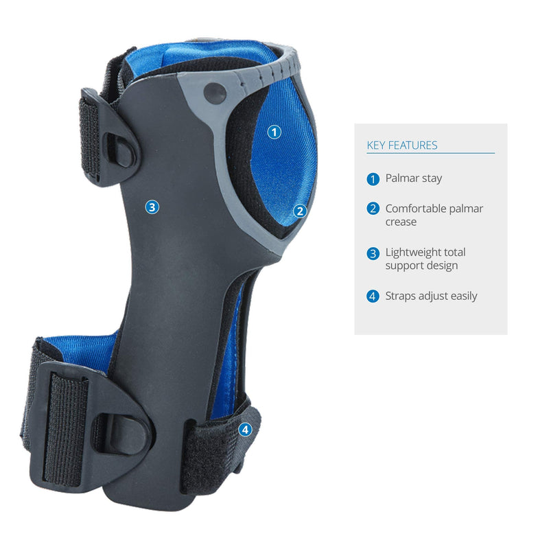 [Australia] - Ossur Exoform Carpal Tunnel Wrist Brace | Pain Relief and Recovery From Carpal Tunnel Syndrome, Tendonitis, and Sprains | Lightweight and Low Profile Design | (Large, Left) 