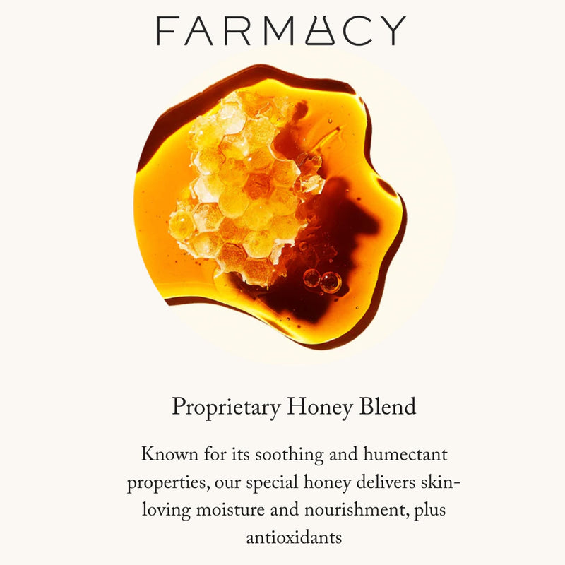 Farmacy Beeswax Lip Balm - Honey Butter Moisturizing Lip Care Enriched with Cupuaçu & Cocoa Butters, Proprietary Honey Blend and Vitamin E to Nourish, Soften & Heal (3.4g) 0.12 Fl Oz (Pack of 1)