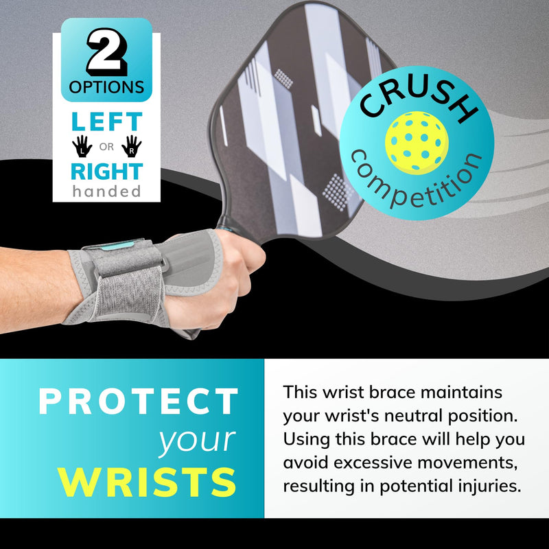 [Australia] - BraceAbility Wrist Support for Men and Women - Tennis and Pickleball Wrist Brace, Sports Injury Relief, Sprained Wrist Recovery, Tendonitis Support, Cycling, Volleyball, Golf - Right Hand (Small) Small 