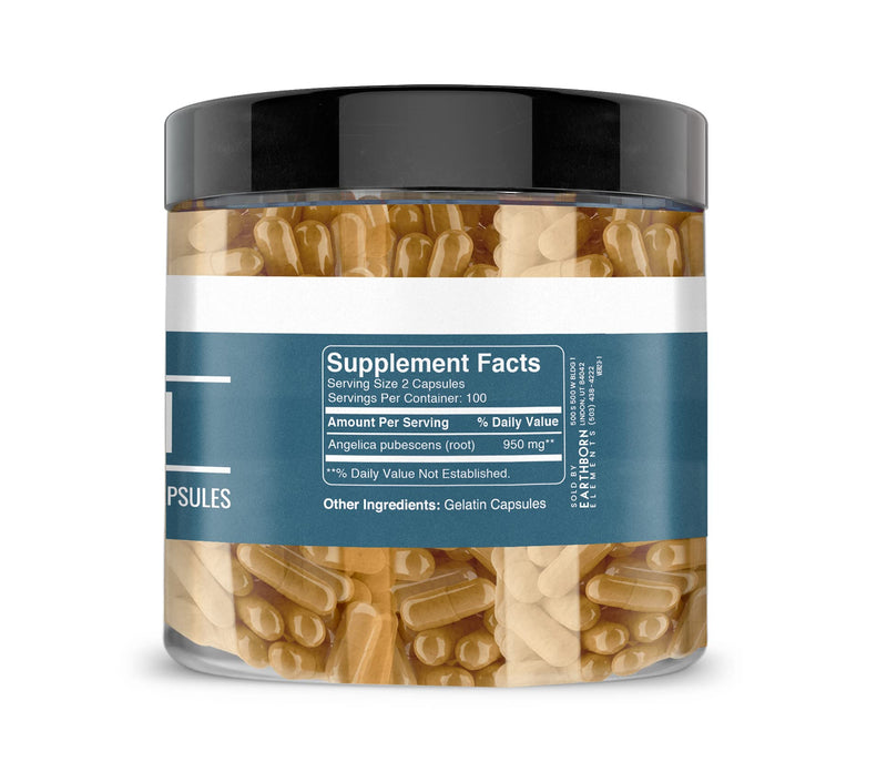 [Australia] - Earthborn Elements Dong Quai 200 Capsules, Pure & Undiluted, No Additives 200 Count (Pack of 1) 