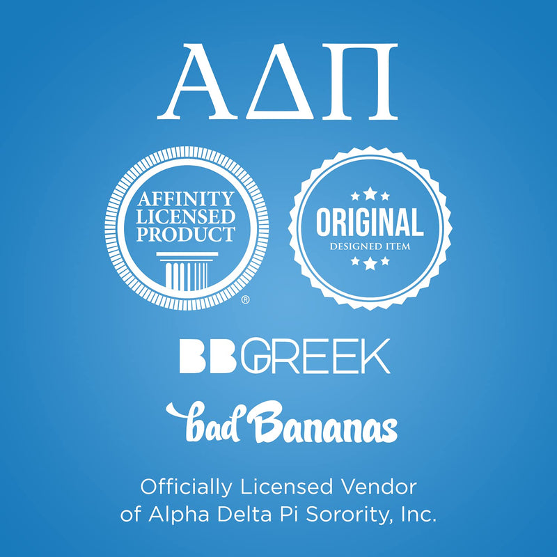 Bad Bananas Alpha Delta Pi - ADPi - Umbrella - Classic Greek Letters - Auto Open and Close - Officially Licensed clasic-greek-letters