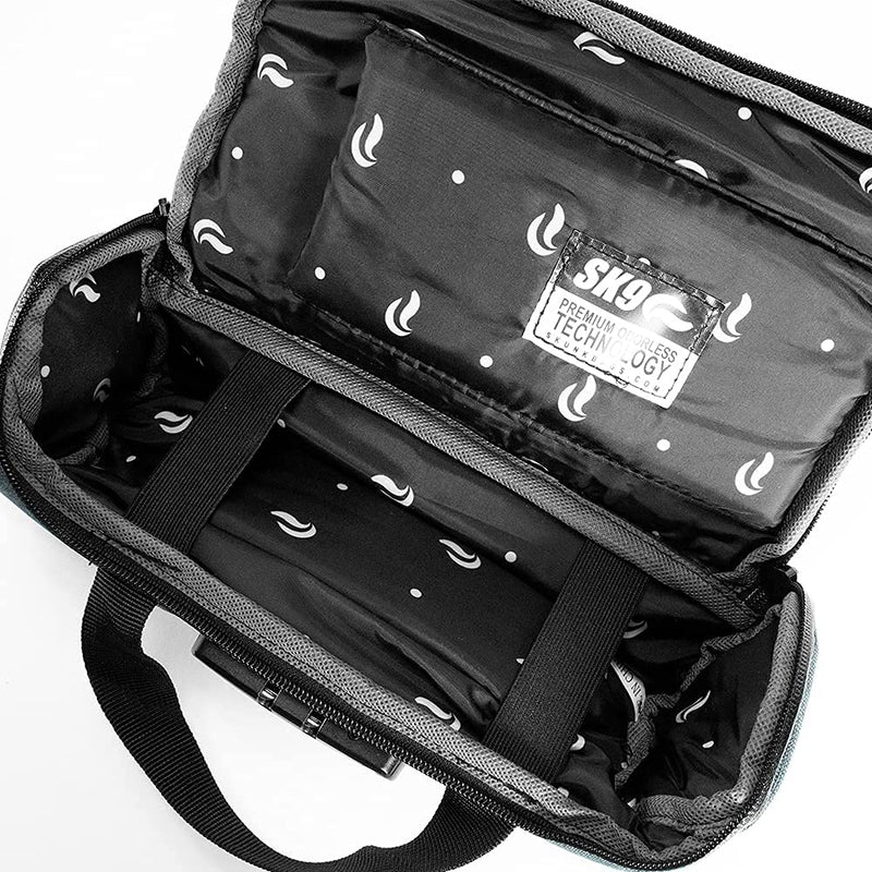 Duffle bag Small 10"- Smell Proof - With combo lock - SK9 Premium odorless Technology (Blue Navy) Blue Navy