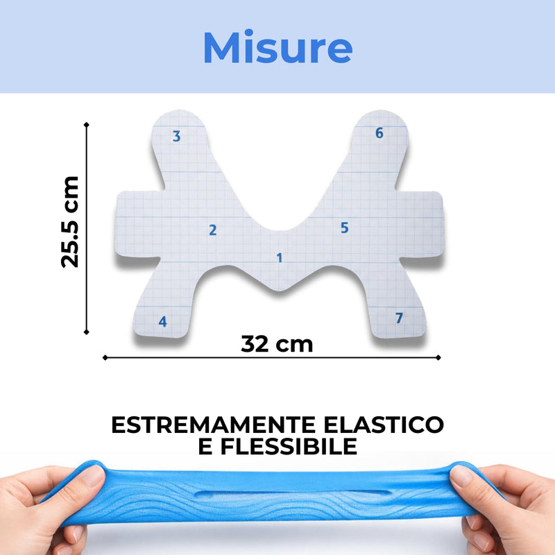 TS TAKE SPORT - kinesiotape, enkelverband, kinesiologietape, enkelbandage, kinesiologietape, enkelsteun, kinesiologietape, enkelbrace, 15 stuks (BLAUW) Blue