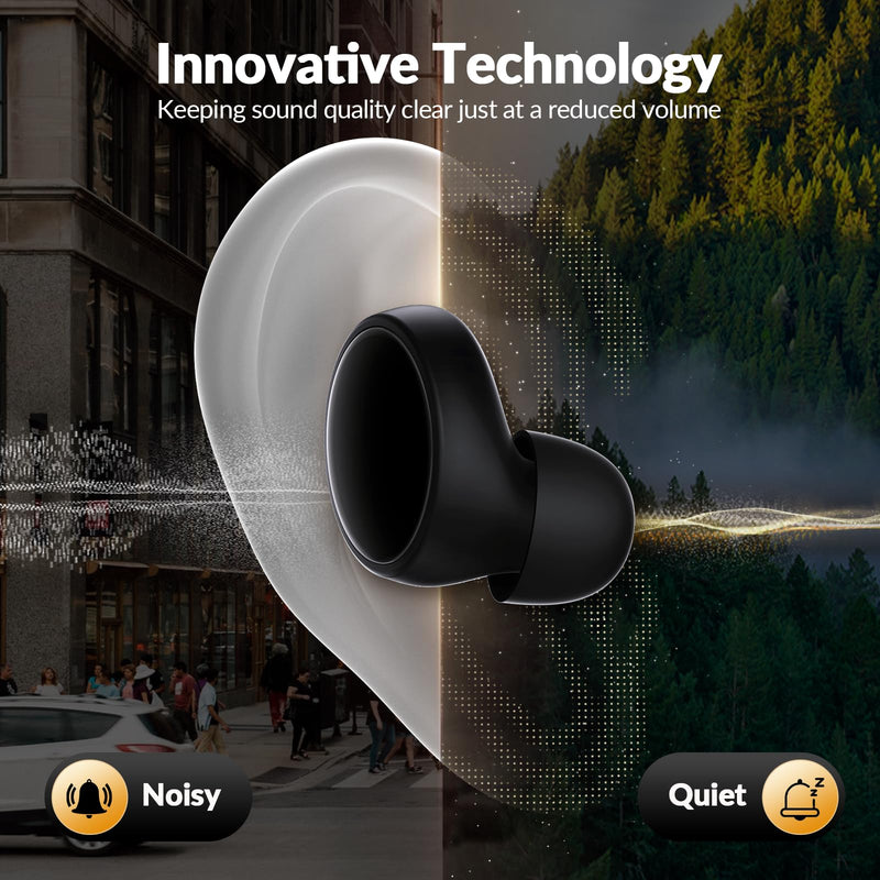 [Australia] - Ear Plugs for Sleeping 45dB Noise Cancelling Ear Plugs for Concerts, Focus, Travel, Work Silicone Hearing Protection Earplugs with 8 Tips (XS-L) Reusable Noise Reduction Ear Plug for Snoring Black 